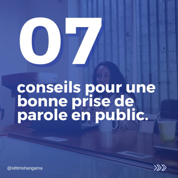 Conseils en prise de parole en public